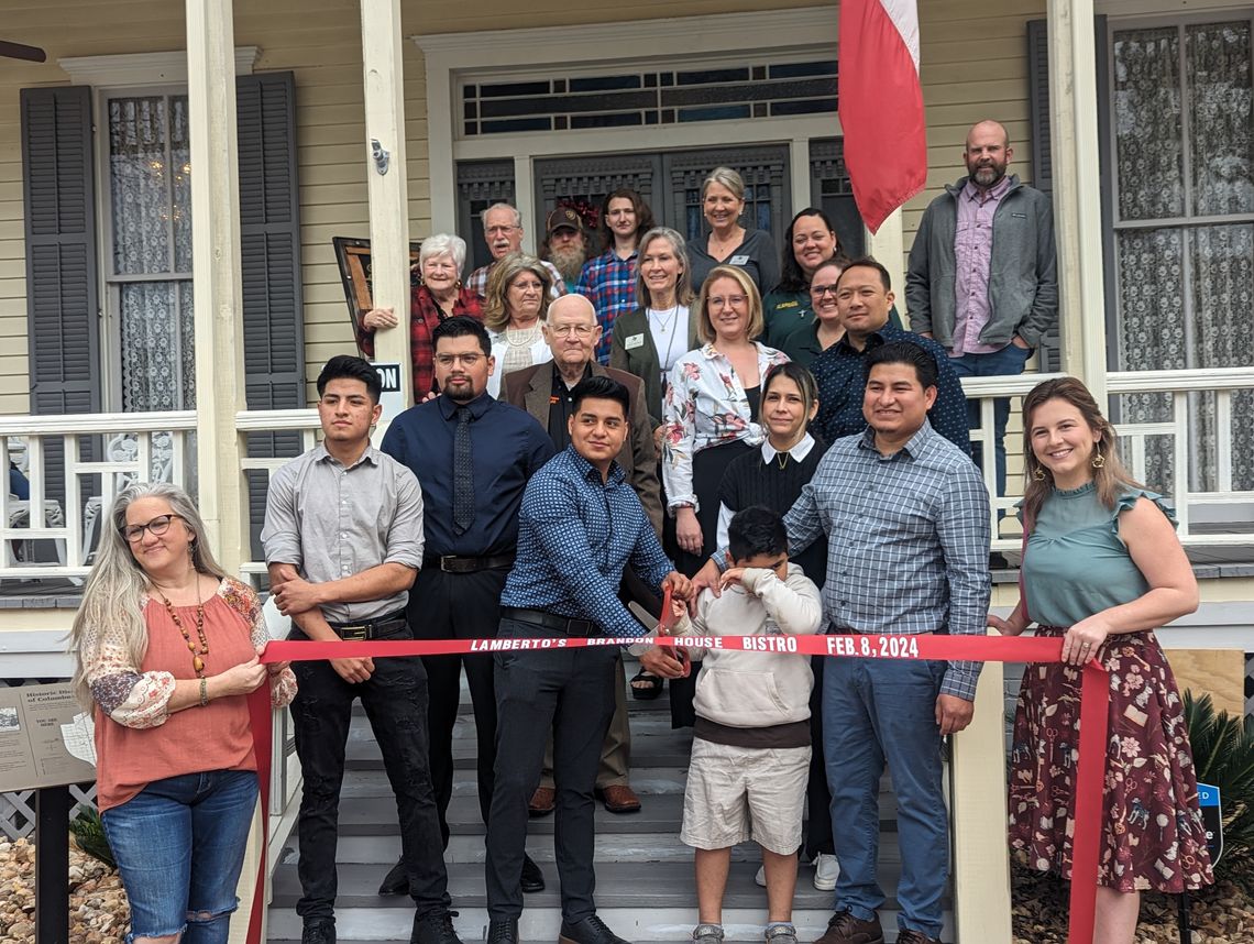 LAMBERTO’S CUTS RIBBON ON BRANDON HOUSE LOCATION