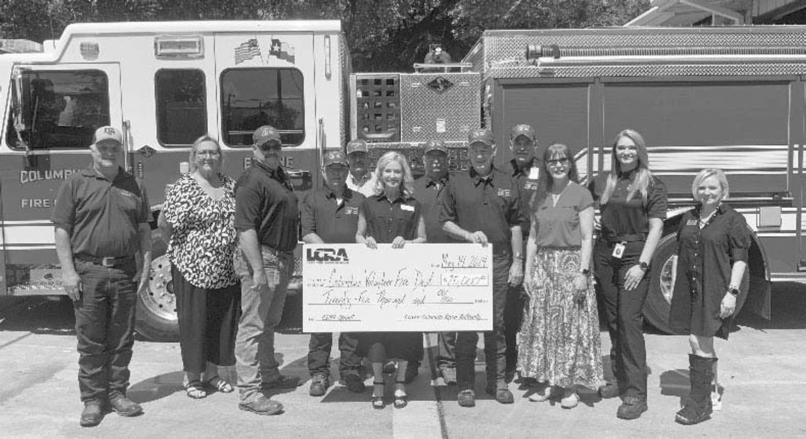 LCRA awards grant to Columbus volunteer fire department