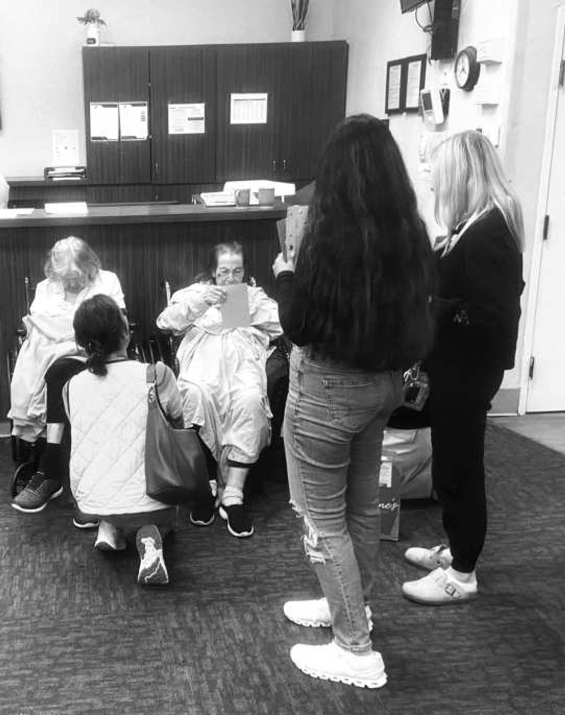 LEO CLUB DELIVERS VALENTINES