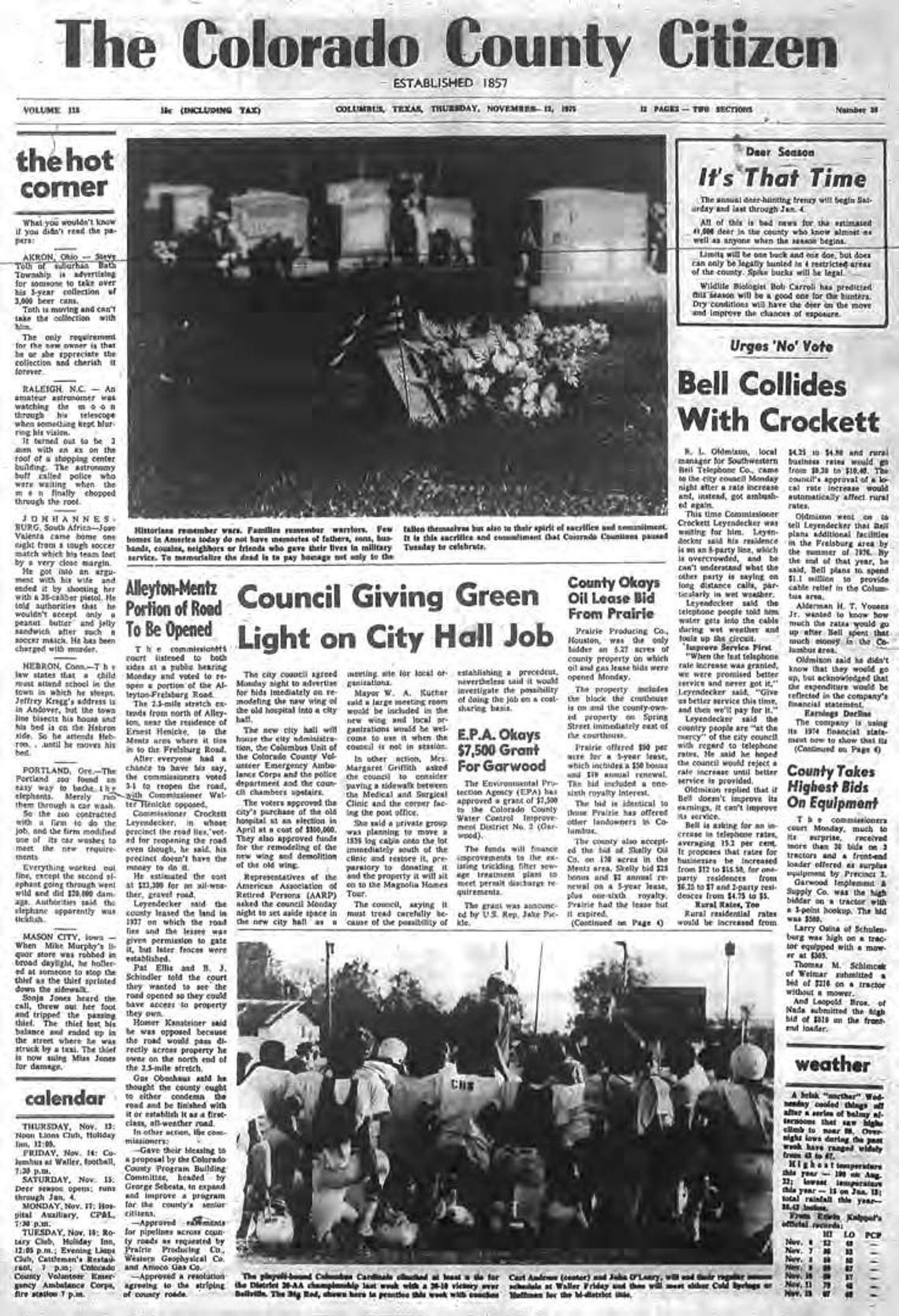 Looking back in time