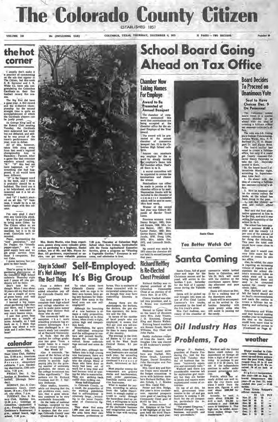 Looking back in time