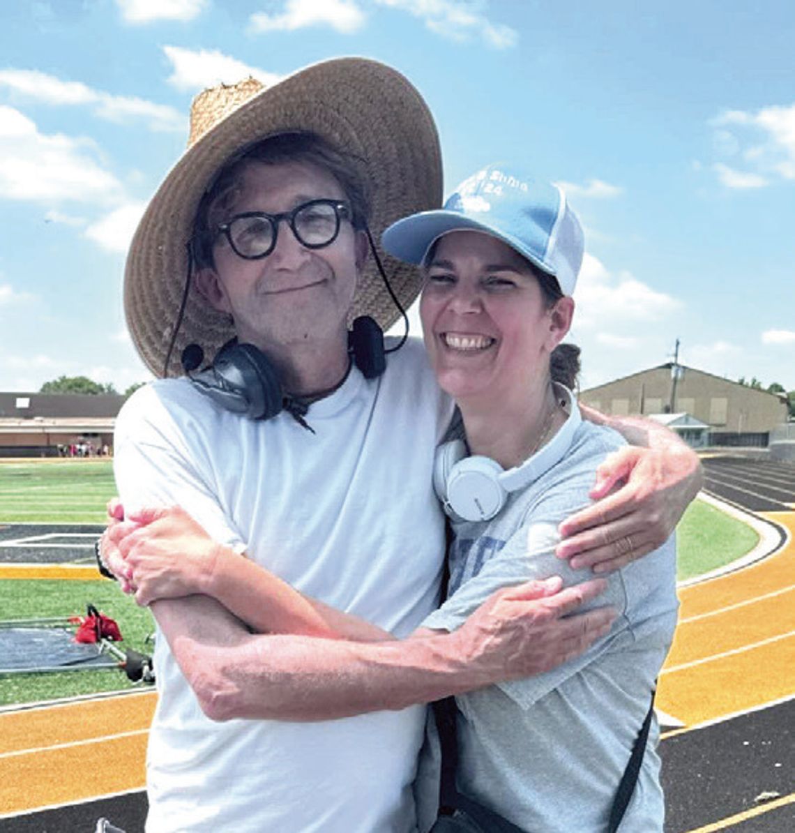 Movie crew locally films story of first female football player