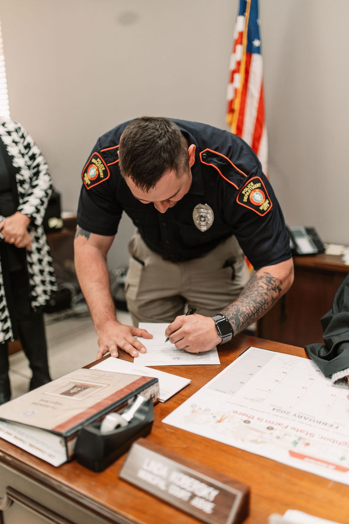 New officer sworn in at Weimar Police