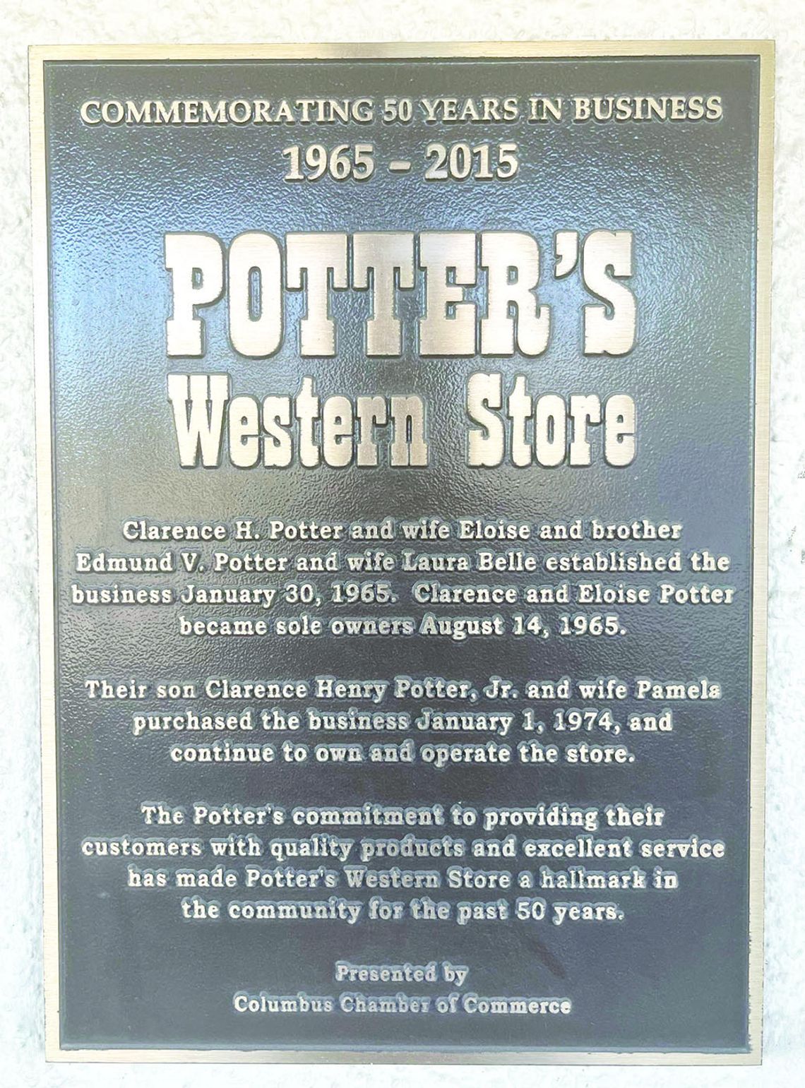 Potter’s Western Store celebrates 60 years in business