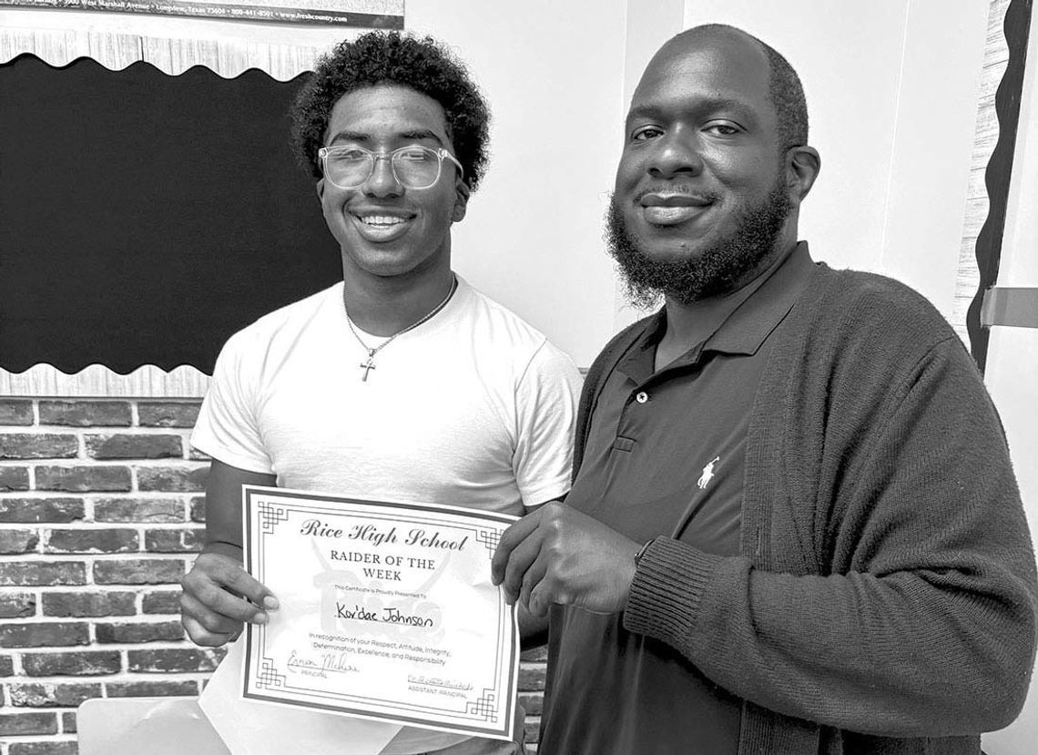 RAIDER OF THE WEEK
