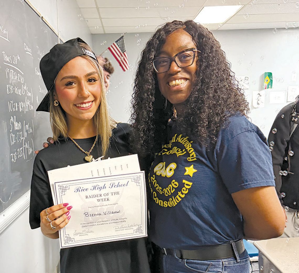 RAIDER OF THE WEEK