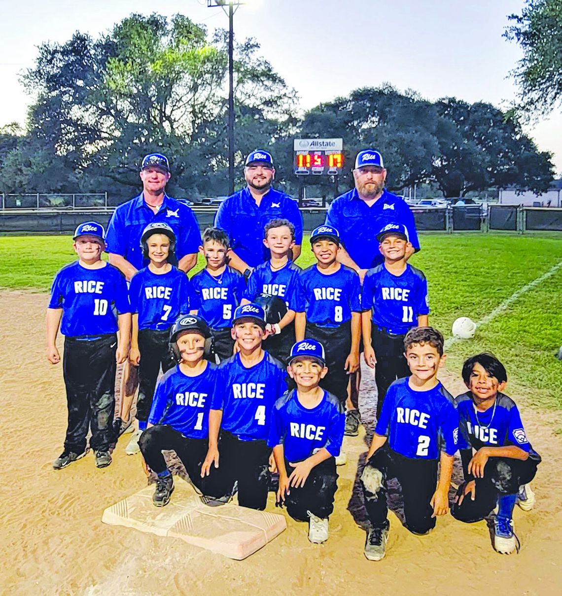 Rice 8u All-Star baseball team goes 4-3 at Hempstead tournament