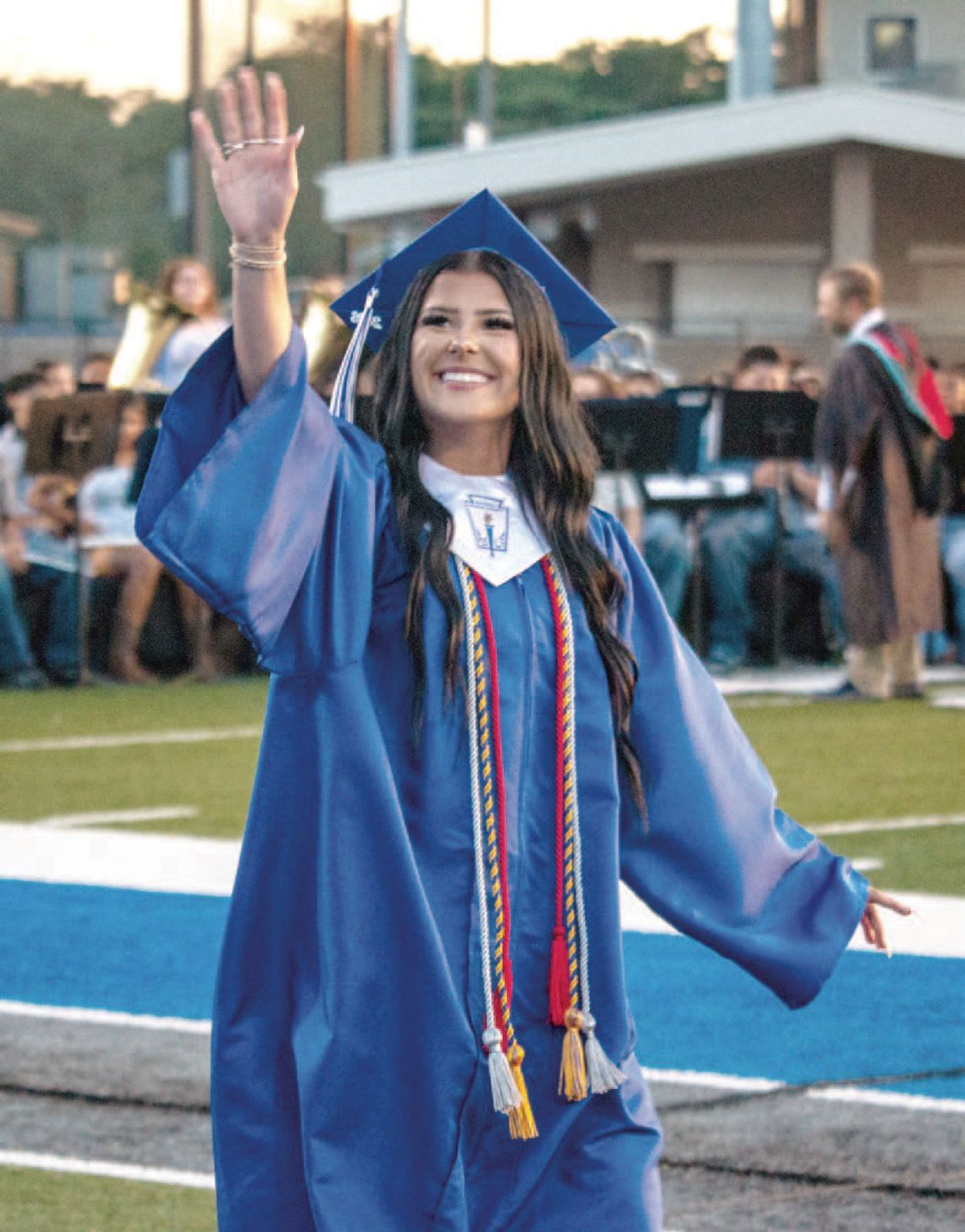 RICE HIGH SCHOOL GRADUATES CROSS THE FINISH LINE