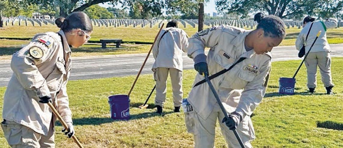 TCA CADETS TIDY UP VETERANS’ CEMETERY