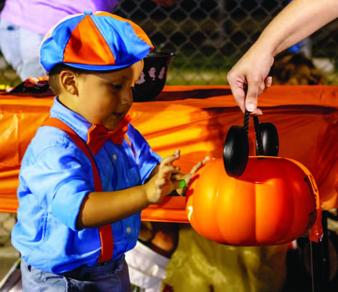 TRICK OR TREAT AROUND THE TRACK