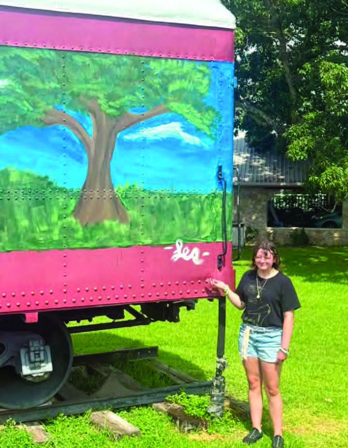 Twin Oaks unveils new mural by young artist Twin Oaks unveils new mural by young artist