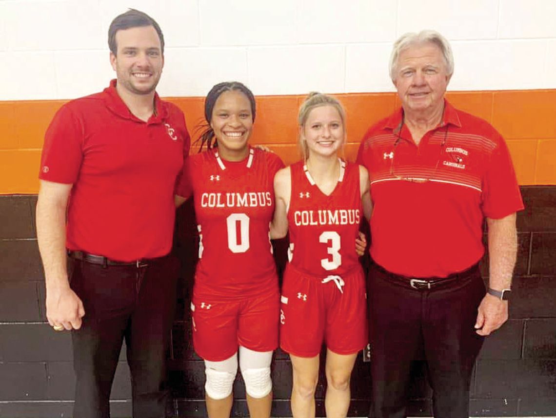 Two pairs of county lady hoopers play in All-Star game