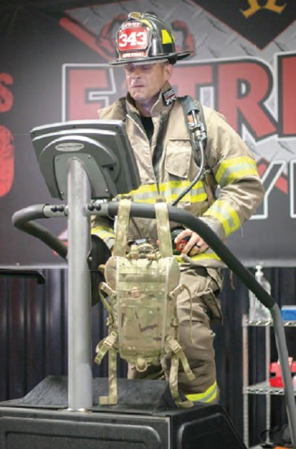 Visiting firefighter climbs 110 flights to honor 9/11 fallen brethren Visiting firefighter climbs 110 flights to honor 9/11 fallen brethren