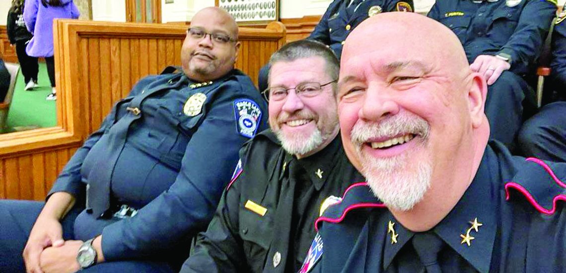 WEIMAR, EL, HALLETTSVILLE PD CHIEFS REPRESENT AT TPCA MEETING