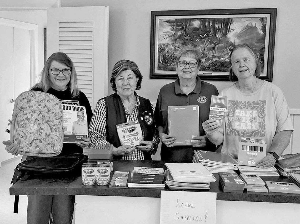 WEIMAR ENCORE LIONS HOST BLOOD DRIVE