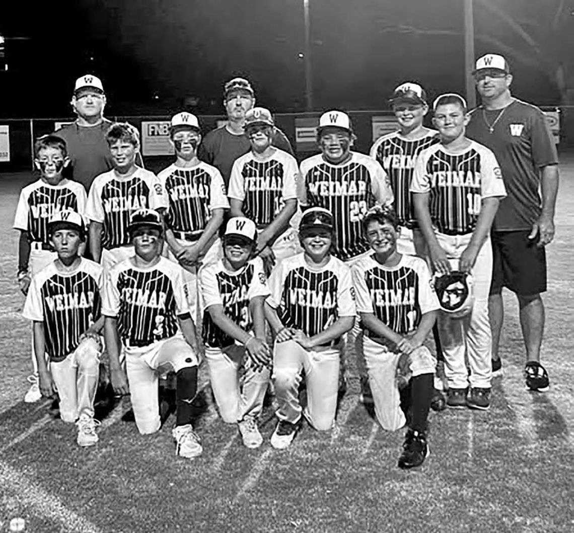 Weimar Major All-Star baseball posts 2-2 record