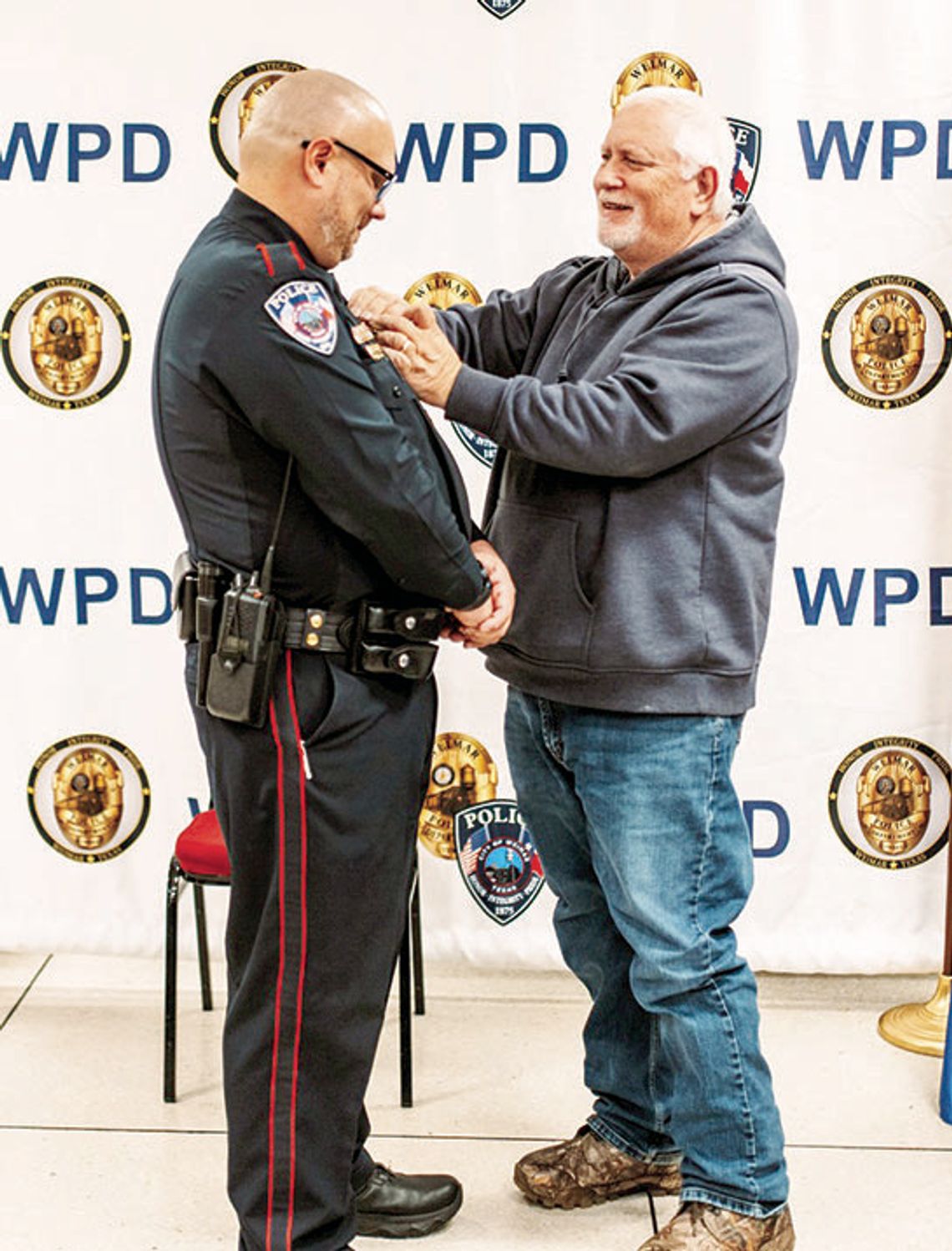 Weimar Police promotes new Lieutenant