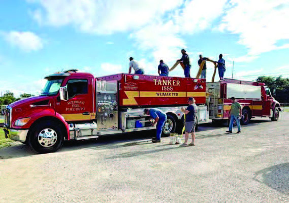 WEIMAR VFD PUTS NEW TANKER INTO SERVICE