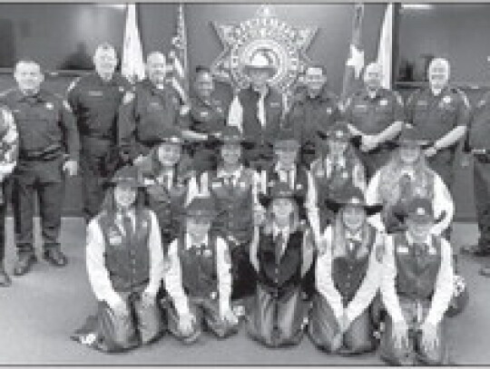 The Harris County Sheriff’s Office Junior Mounted Posse is visiting Columbus and other area towns to drum up support for the 91st Houston Livestock Show and Rodeo. Courtesy photo