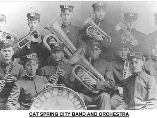 The Cat Spring Early Band and Orchestra.