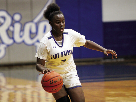 Tatianna Mills has been the Lady Raiders’ top scorer all season as she stayed aggressive on that end.