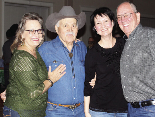 Couples from left- Joe and Gladys Salinas from Eagle Lake and David and Kelly Kocurek from Pala- cios.