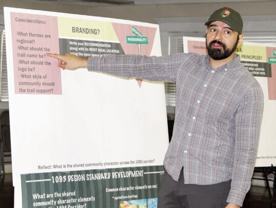 Gibrán Lule-Hurtado speaking to attendees at a breakout station. Citizen | Shayla Kuykendall