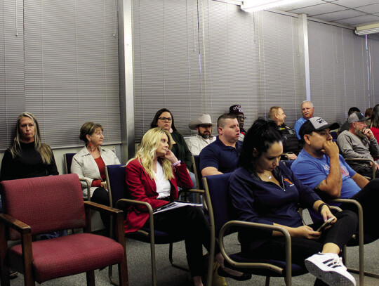 Some of the attendees of the city council meeting. Citizen | Shayla Kuykendall