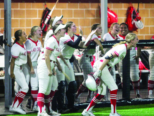 The Lady Cards had plenty of emotion as they battled back from an 8-run deficit to Yoakum.