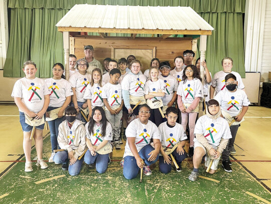 On March 29, fifth graders at Columbus Elementary School made a trip to Blinn College District in Schulenburg for the “If I Had A Hammer” program. The program provides an opportunity for students to explore careers, work with their hands, practice tea