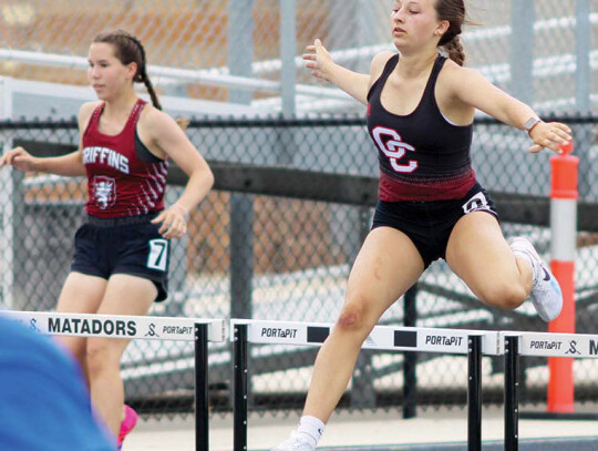 Rylee Strieder nearly qualified for the regional meet after a fifth-place finish in the 300m hurdles.