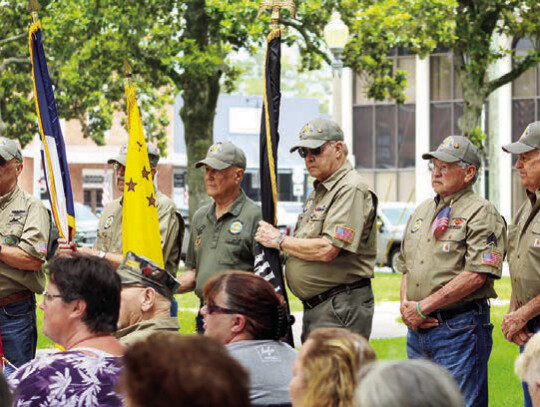 Color guard presentation