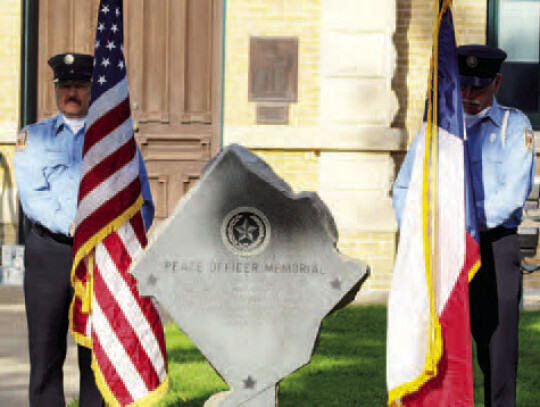 The Peace Officer Memorial.