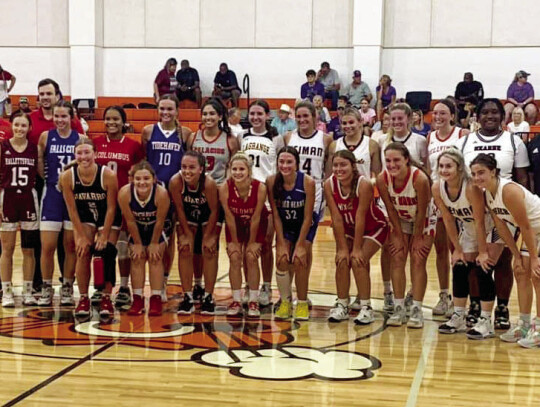 The 2023 Lace ‘em Up All Stars included Treasure Upson and Bailey Gustus for Columbus as well as Kim Hinze and Paige Pavlu for Weimar.