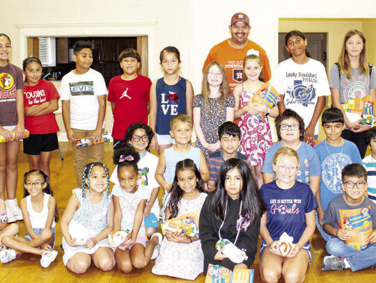 Wintermann Library Summer Reading Program participants.