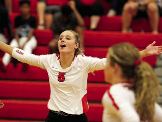 Ally Tribe has been a main focal point of the Lady Cards attack for volleyball, finishing as one of the top finishers in the state.