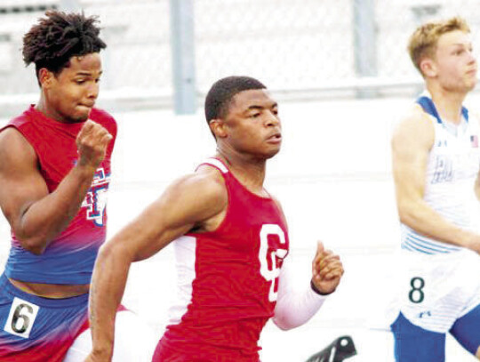 Ty’Vone Whitehead competed for the CYFF track team after qualifying for state during the varsity season for CHS.