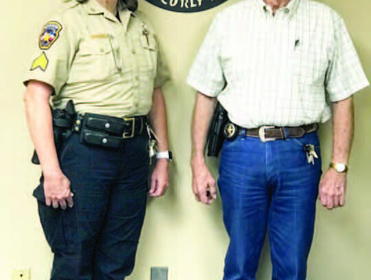 Retiring Colorado County Sheriff’s Office sergeant Carol Richter received honors for 42 years of service.