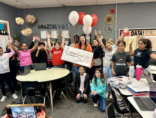 Maria Torres received one of the CEF’s Classroom Grants for her third-grade reading class.