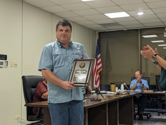 Retired officer from Weimar Steven Krhovjak. Courtesy photo