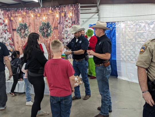 The Sheriffs office worked with the community to hold the Deputy Santa event in December. Courtesy photo