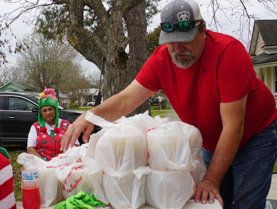 Edward Pavlicek is the lead organizer and soup chef for the monthly charity.