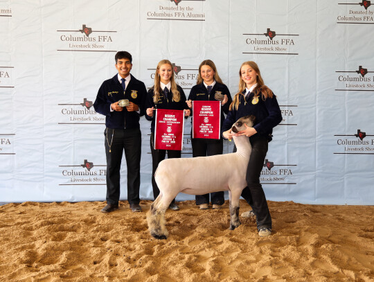 Saige Gerik; Pictured with Javier Mendoza, Alley Fitzgerald and Rylee Strieder.