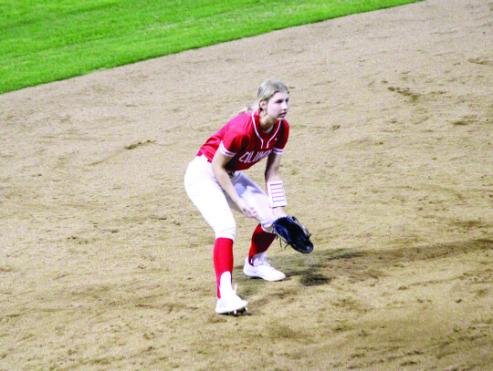 Taylor Morrow getting ready to catch a ground ball. Citizen | Evan Hale