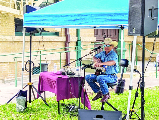 Musician and singer Victor Rodriguez provided the live music performance for the Community Connections event. Citizen | Trenton Whiting