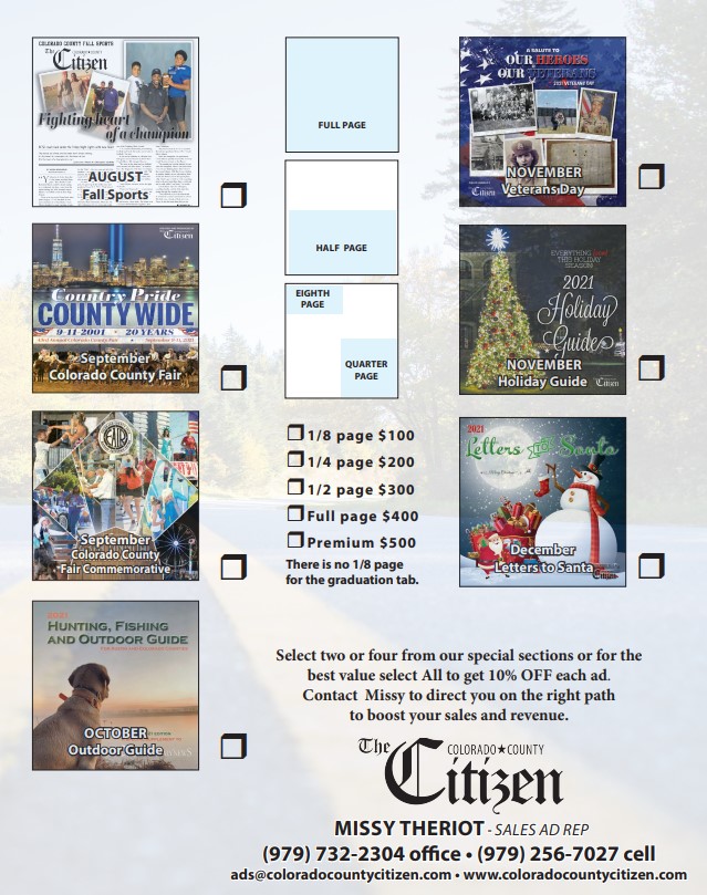 Colorado County Citizen - information for customers2